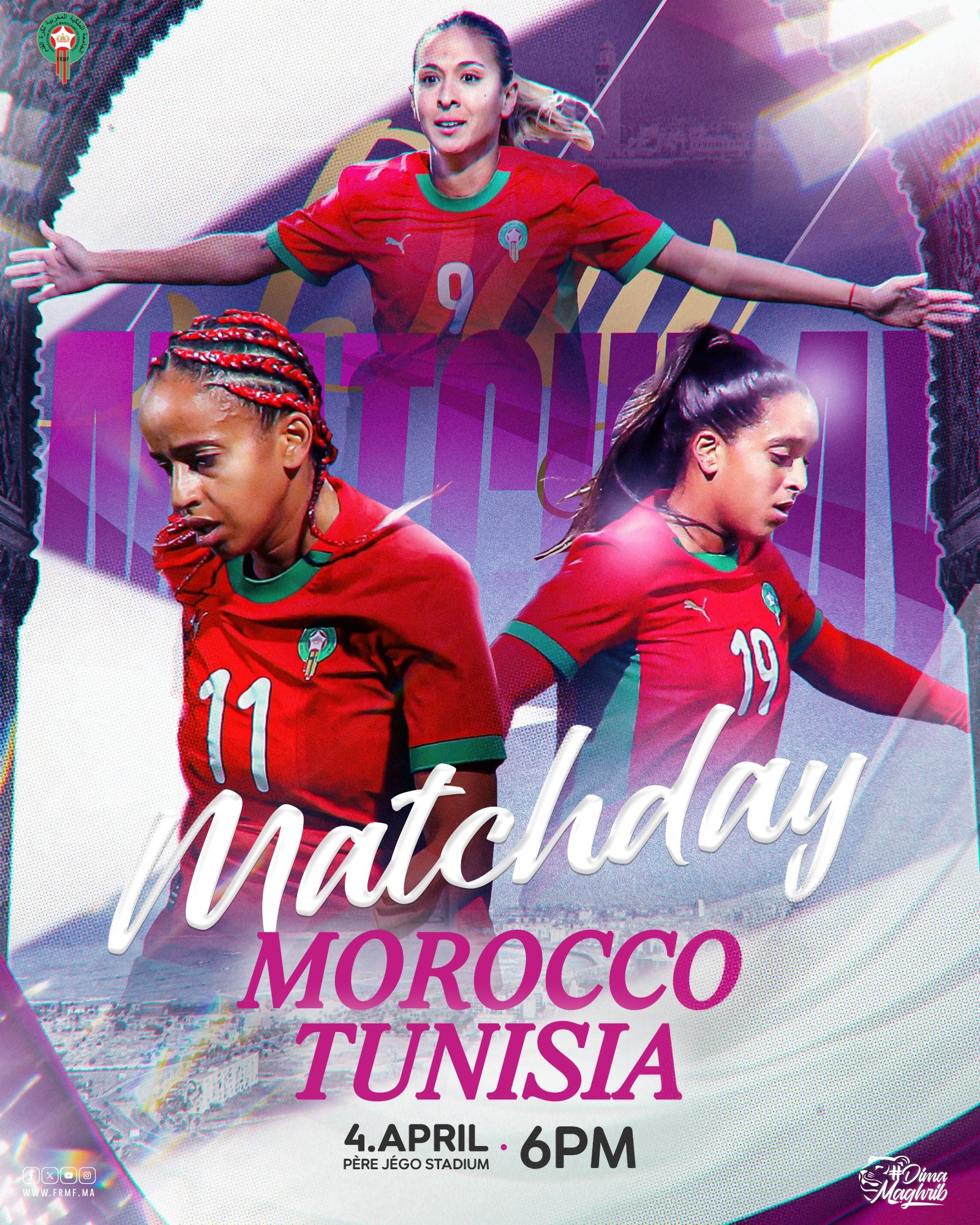 Prépa. CAN (F) : Maroc vs Tunisie au Stade Père Jégo ce vendredi