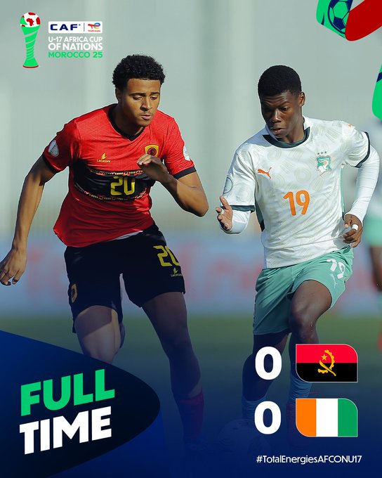 CAN U17: Angola et Côte d’Ivoire, dos à dos !