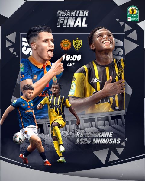 ¼ CCAF : RSB-ASEC : Les Berkanais en ballotage favorable pour les demi-finales, ce soir