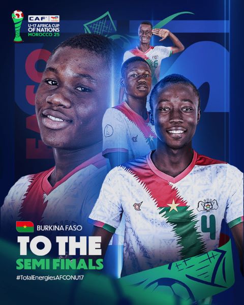 CAN U17 : Le Burkina Faso, demi-finaliste impressionnant, après avoir pulvérisé la Zambie !