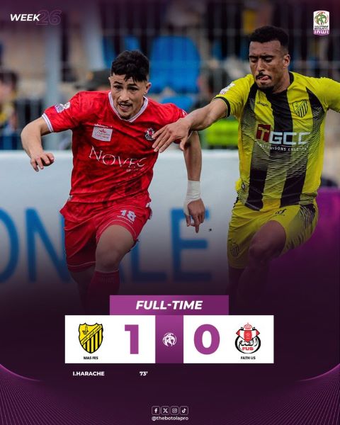 Botola D1/J26 : Le MAS s’offre le FUS