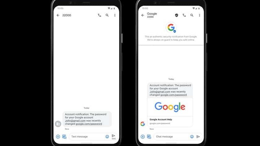 Google Messages lance une fonction anti-spam améliorée