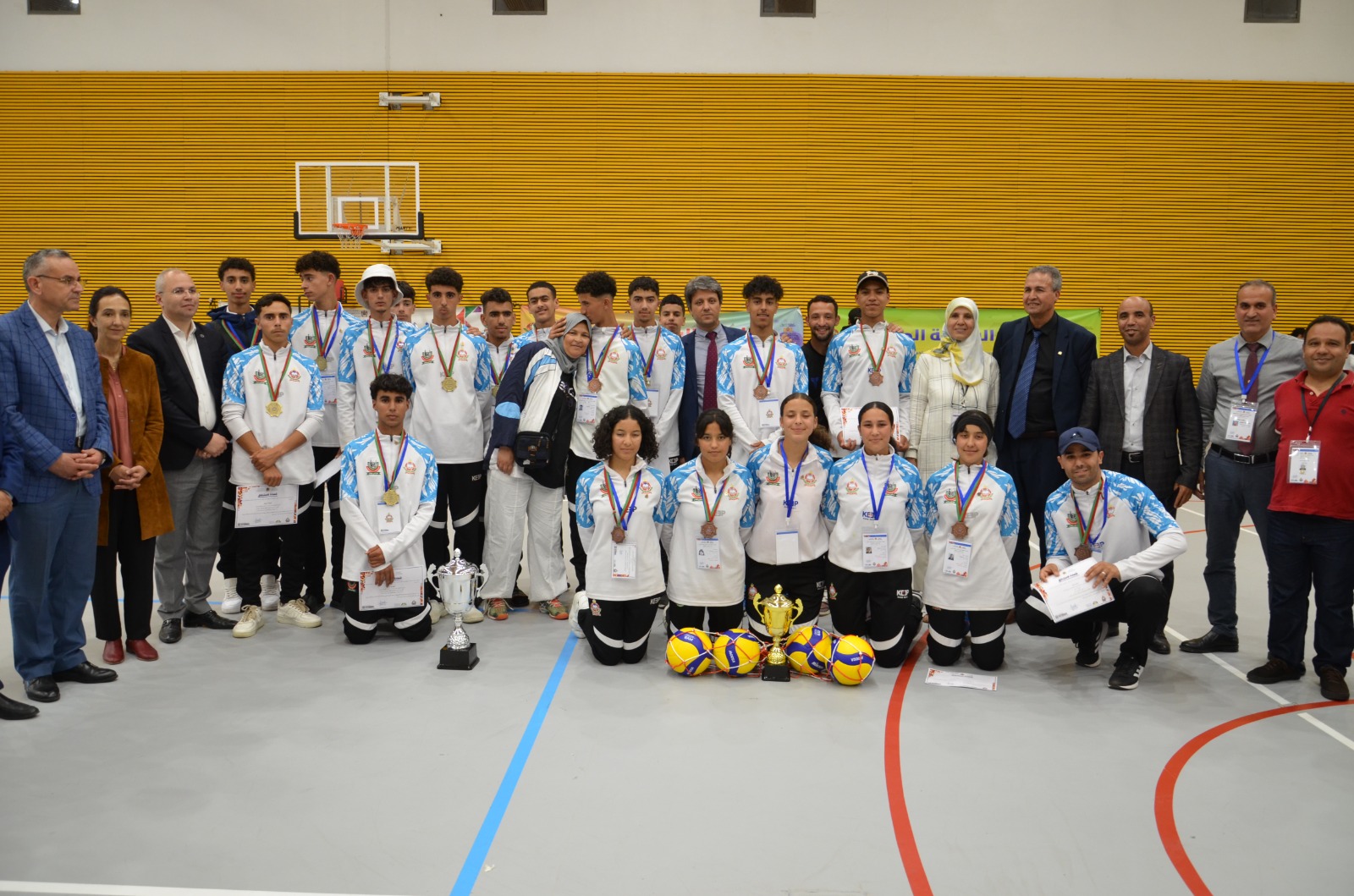 Volley-ball mixte: Le lycée qualifiant Hassan II de Rabat remporte le Championnat national scolaire