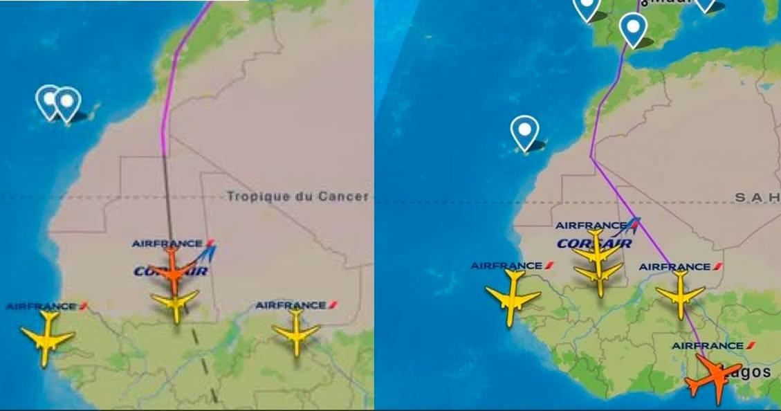 Le ciel algérien boudé: les vols d'Air France et Corsair vers l'Afrique passent désormais par le Maroc