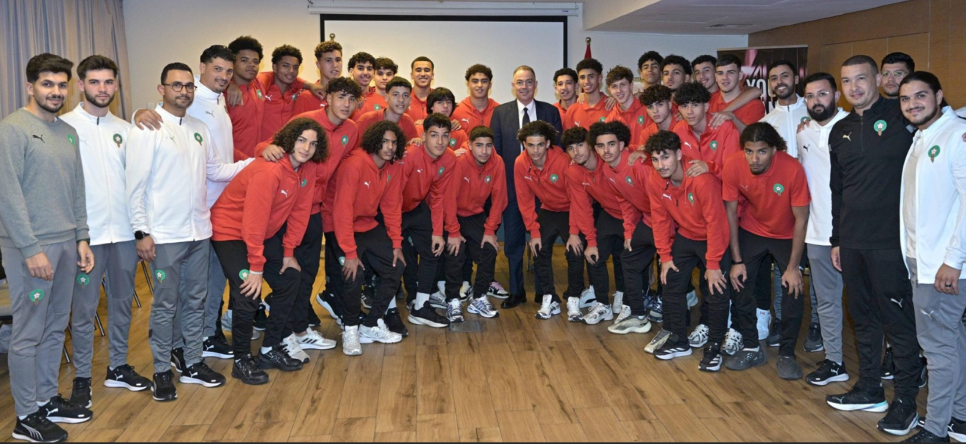 Finale CAN U17 / FRMF : Le Président chez les Lionceaux !