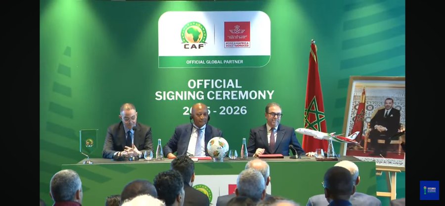 CAN Maroc 25 : La CAF et la RAM signent une convention de partenariat