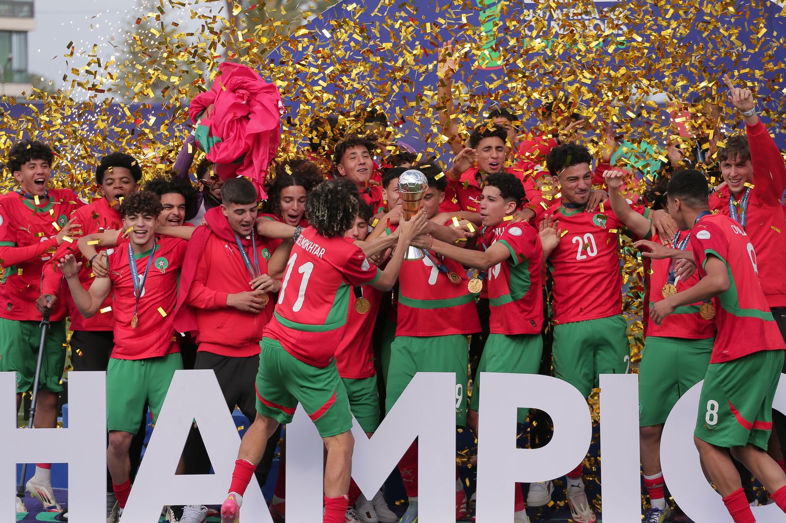 En images, les Lionceaux sacrés champions d'Afrique U17