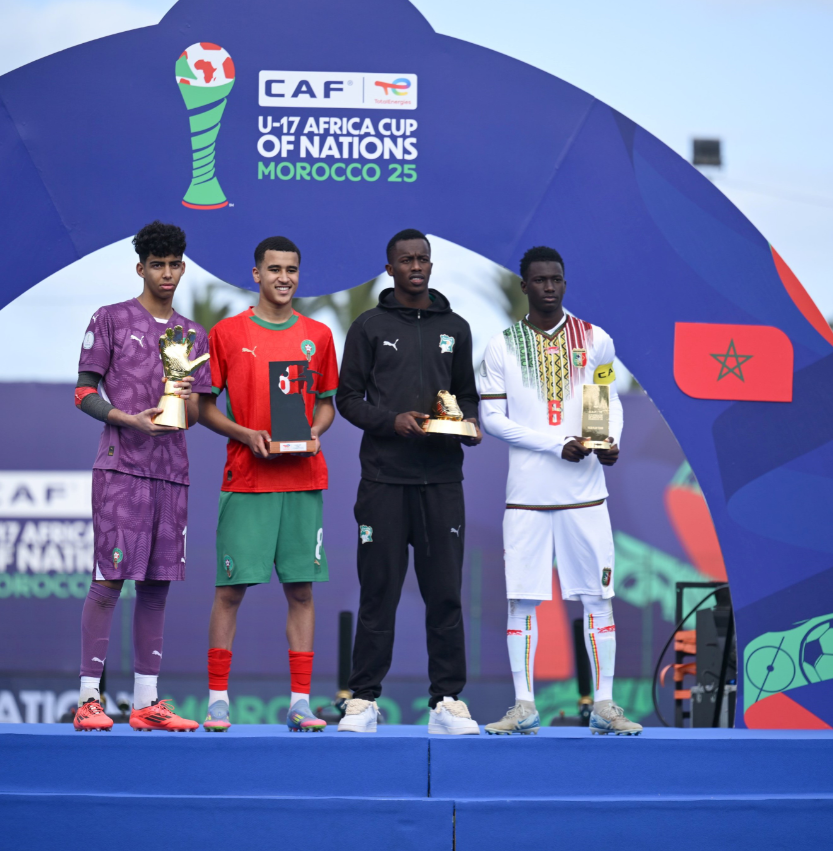 CAN U17: Cinq Lionceaux parmi le onze type de la CAF