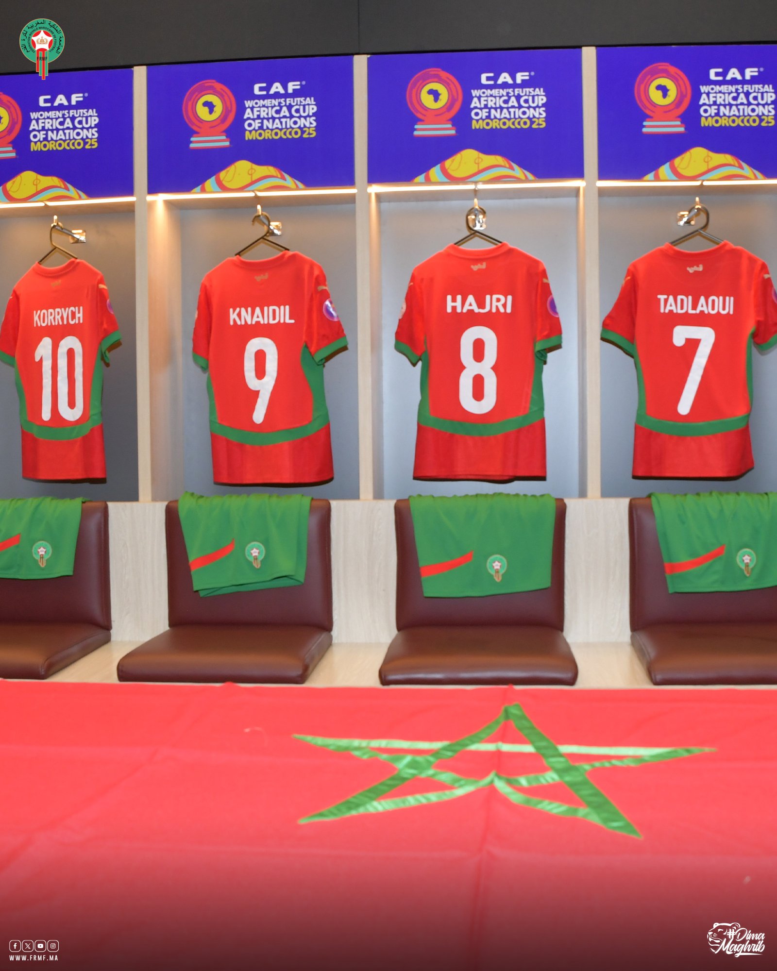 CAN (F) de Futsal Maroc 24 / Maroc- Namibie : Le Cinq du coup d’envoi