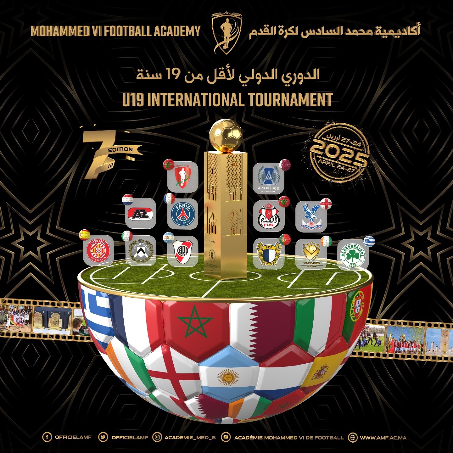 7e Tournoi international de l'Académie Mohammed VI de football : Aujourd’hui, le Coup d’envoi