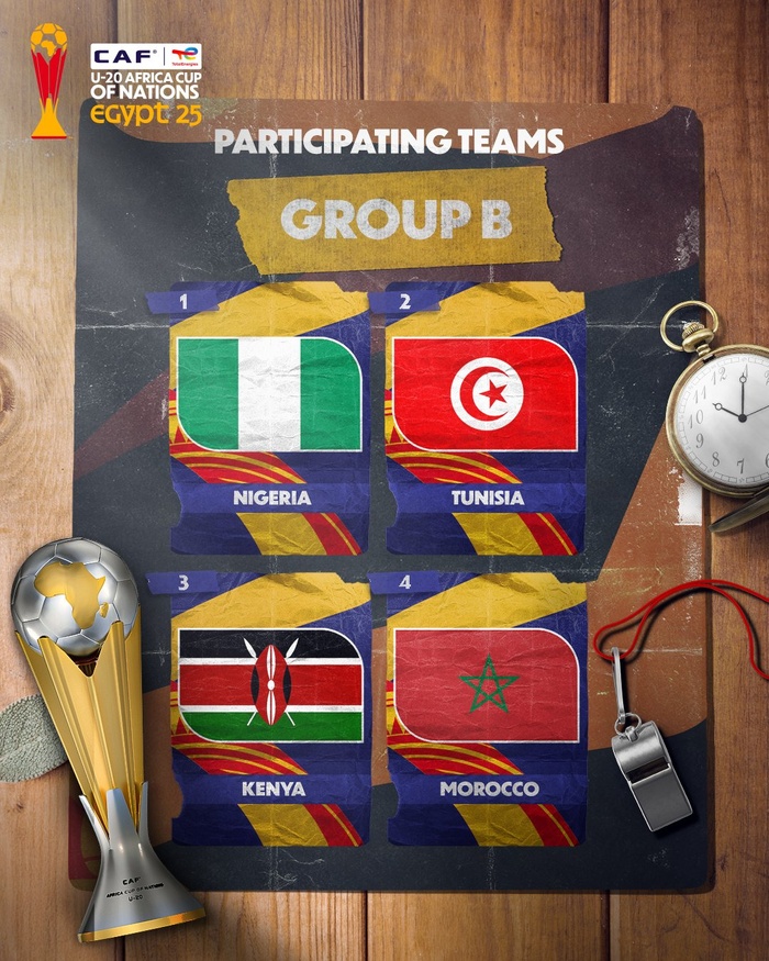 CAN U20 Egypte 25 : Démarrage ce dimanche