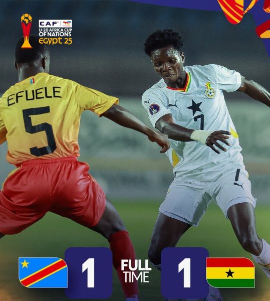 CAN U20 / Groupe C : RDC et Ghana se quittent dos à dos !