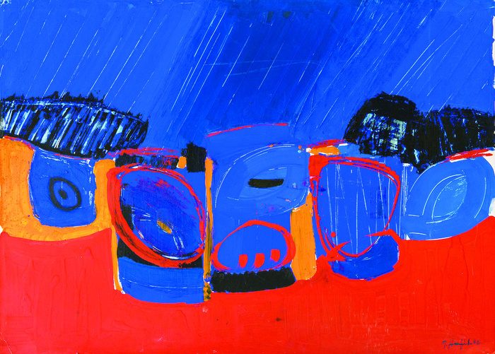 ​Exposition : Les gouaches en constellation de Hafid