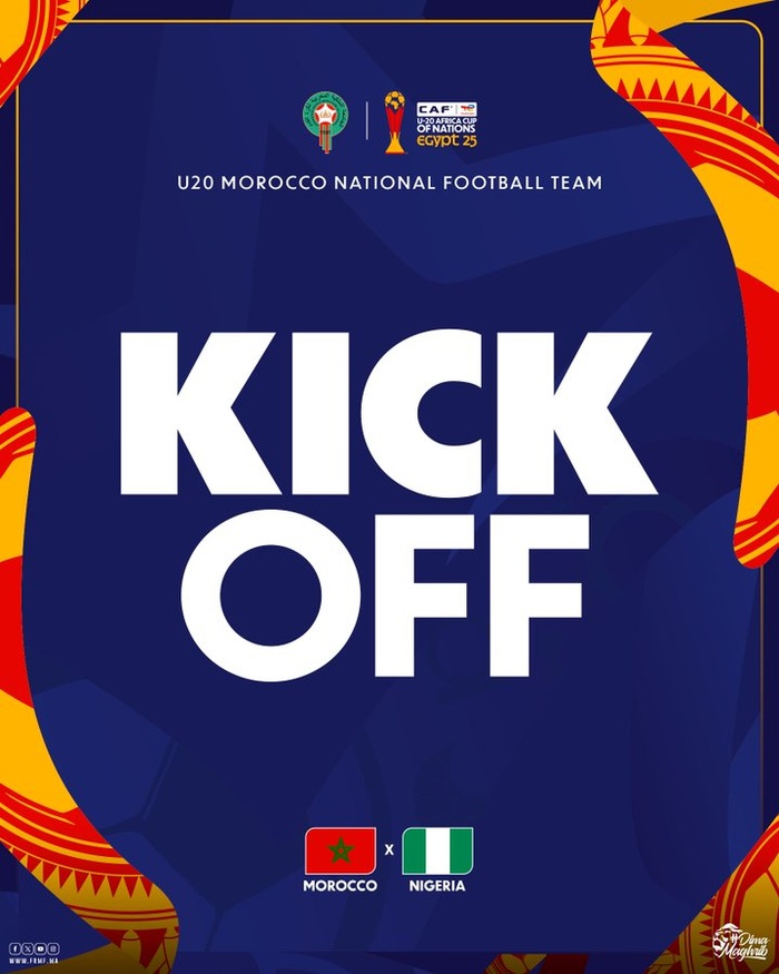 CAN U20 Egypte 25 / Maroc-Nigéria :  Le Onze national sans Ait Boudlal et Zabiri