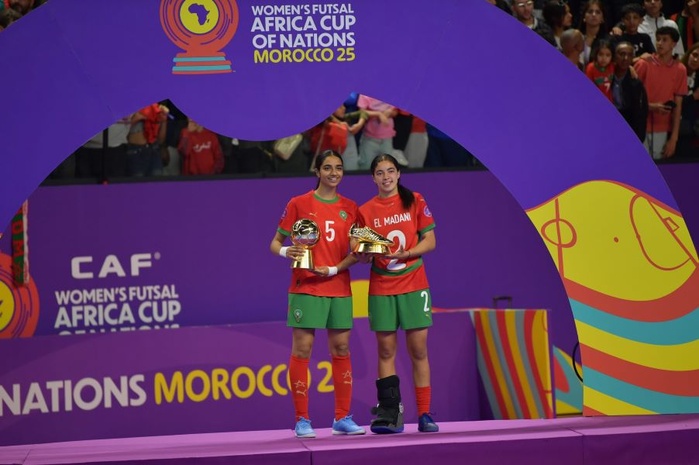 CAN (f) Futsal Maroc 25 : Trois Lionnes dans l'équipe type de la CAF
