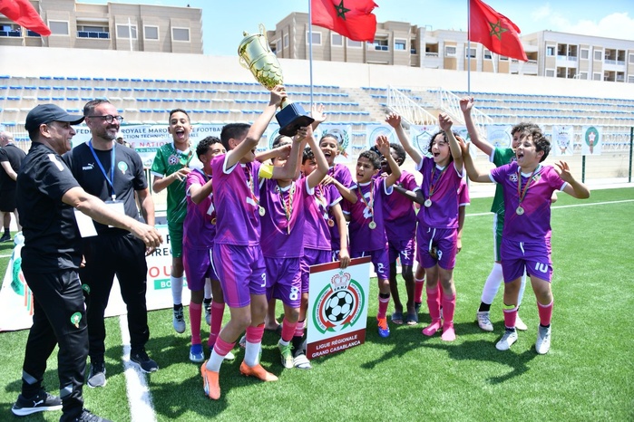 FRMF / DTN : La Ligue du Grand Casablanca remporte la Coupe Nationale U12 des Ligues régionales