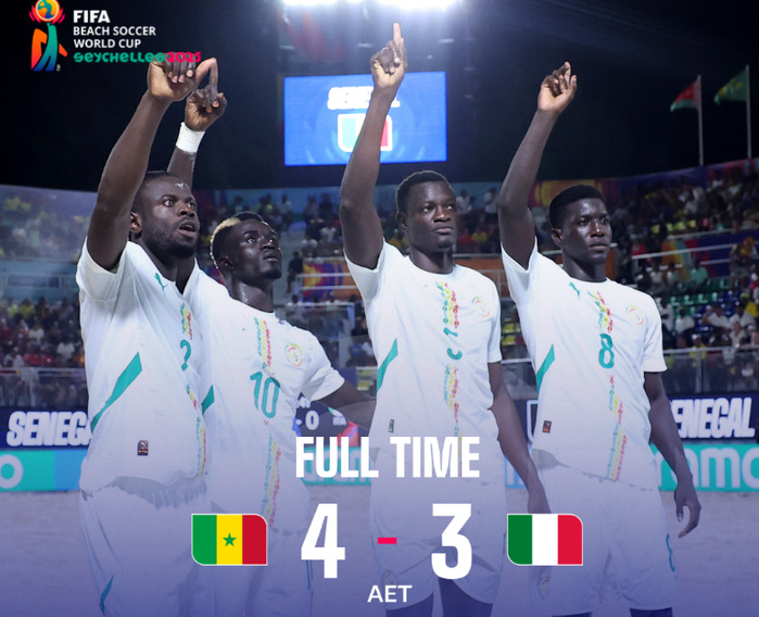 CDM Beach Soccer 25 : Le Sénégal en demi-finale !