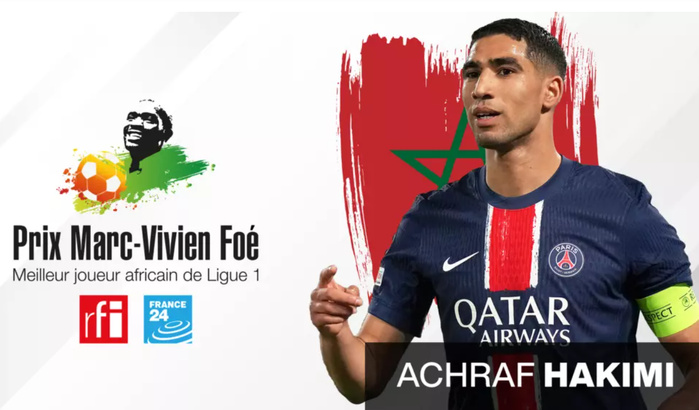 Prix Marc-Vivien Foé 2025 : Hakimi "Meuilleur Africain du foot français' en 2024-2025!
