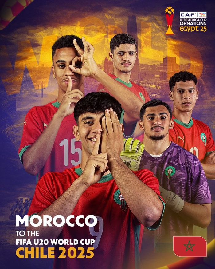 CAN U20 : Le Maroc demi-finaliste de la CAN et qualifié pour la CDM Chili 25