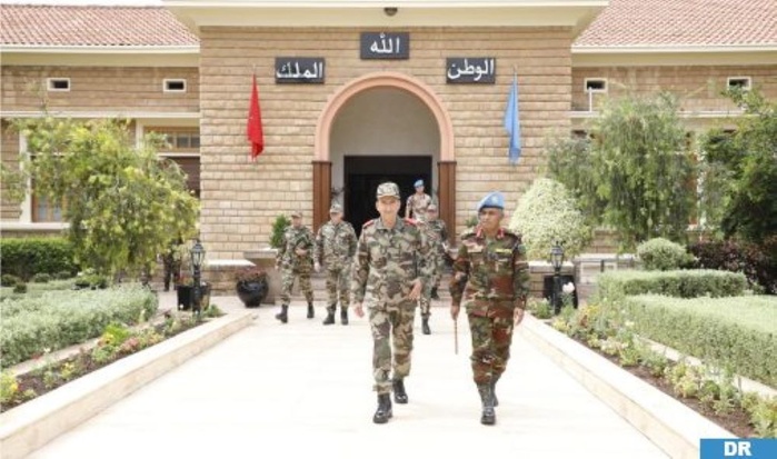 L'Inspecteur général des FAR reçoit le Commandant de la mission de l'ONU