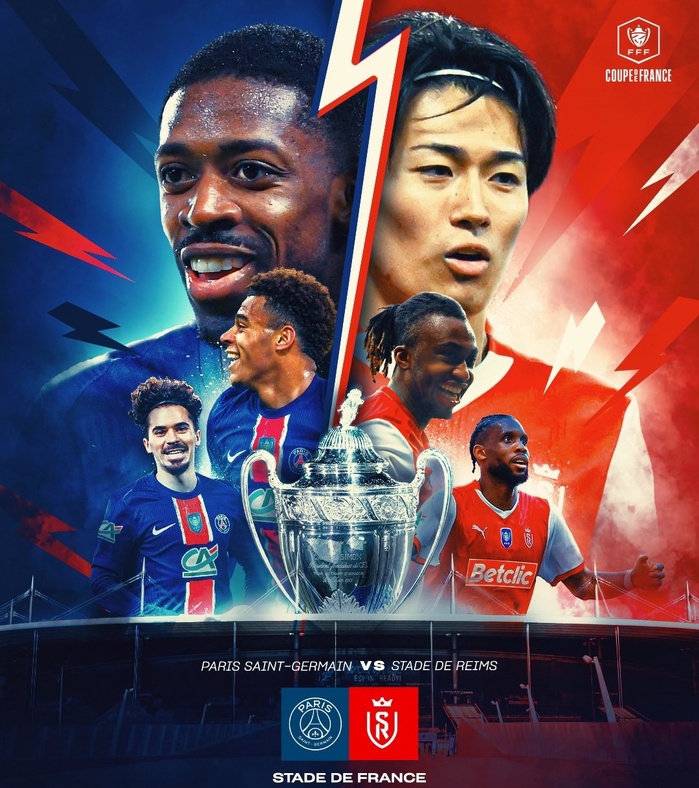 Coupe de France : Finale 'PSG-Reims' ce soir