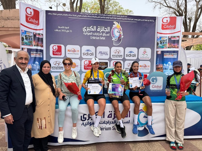 Grand Prix de Cyclisme de Settat: Nasreddine Matouki et Salma Hariri remportent la 9ème  édition