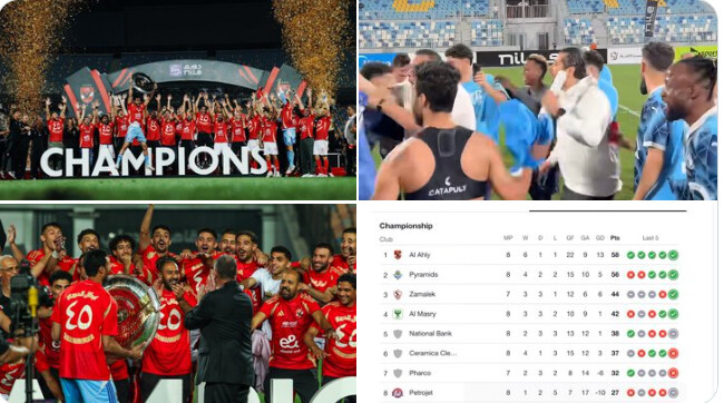 Egypte :  Fin de championnat burlesque !