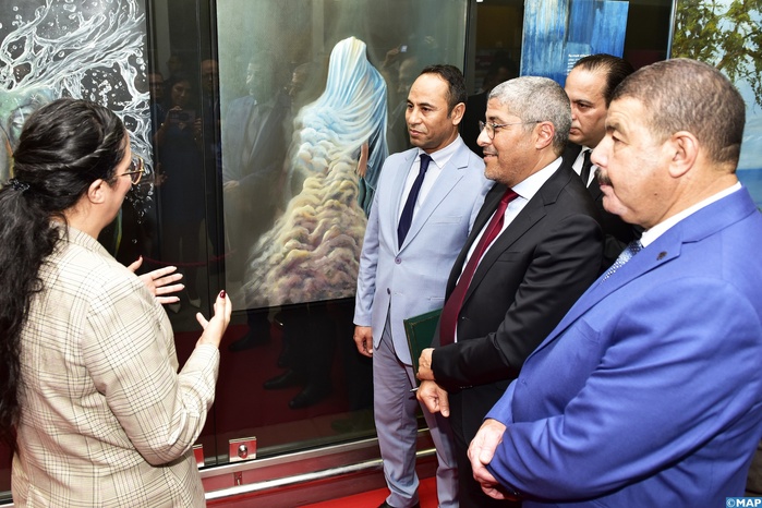 Aéroport Mohammed V : Inauguration d'une exposition dédiée aux tableaux réalisés par des agents de la DGSN