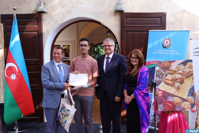 Rabat : Remise des prix du concours de peinture “L’Azerbaïdjan vu par les enfants marocains”