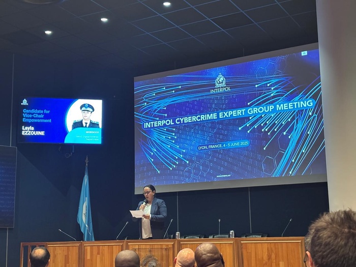 Interpol : la Marocaine  Leïla Zouine élue vice-présidente du Groupe d'experts mondial sur la cybercriminalité