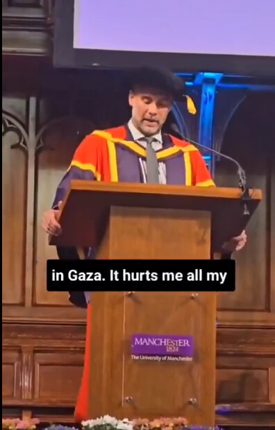 Gaza / Pep Guardiola : « Ce que nous voyons à Gaza est très douloureux, cela me fait mal dans tout le corps… ! »