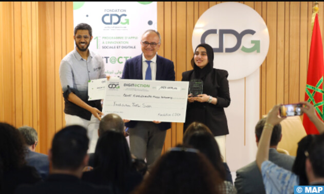 Fondation CDG: Remise des prix du programme "DIGIT@CTION" d’appui à l’innovation sociale