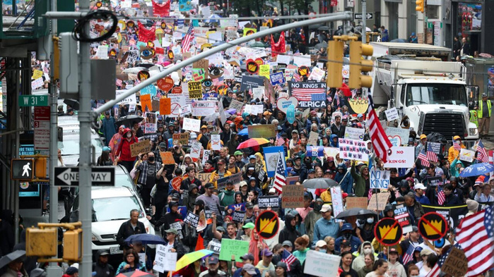 Etats-Unis : Les Américains ne veulent «pas de rois»