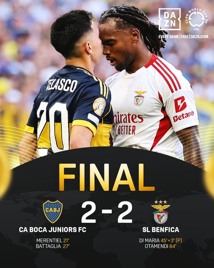 CDM (Clubs 25): Benfica arrache le nul sur remontada !