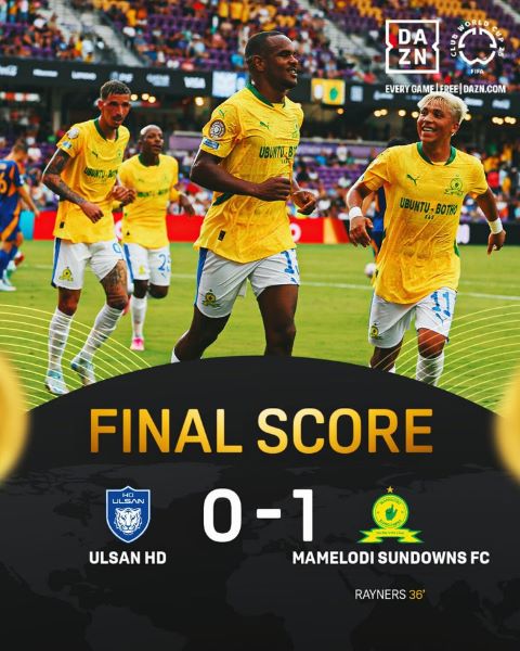 CDM (Clubs25) : Sundowns lancent idéalement leur Mondial