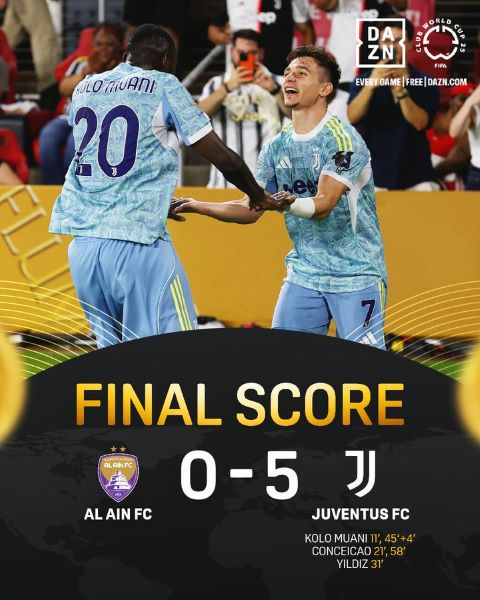 CDM Clubs 25 : Avant Wydad–Juve, Turin envoie un message clair : 5-0 contre Al Ain !