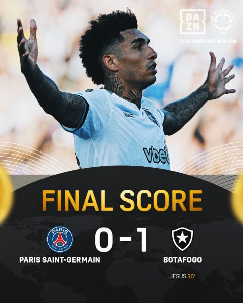 CDM Clubs 25 : Coup d'arrêt pour le PSG. Botafogo file en huitièmes !