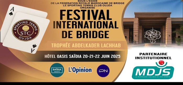 Bridge: Festival international de Bridge à Saïdia (Trophée Abdelkader Lachhab)