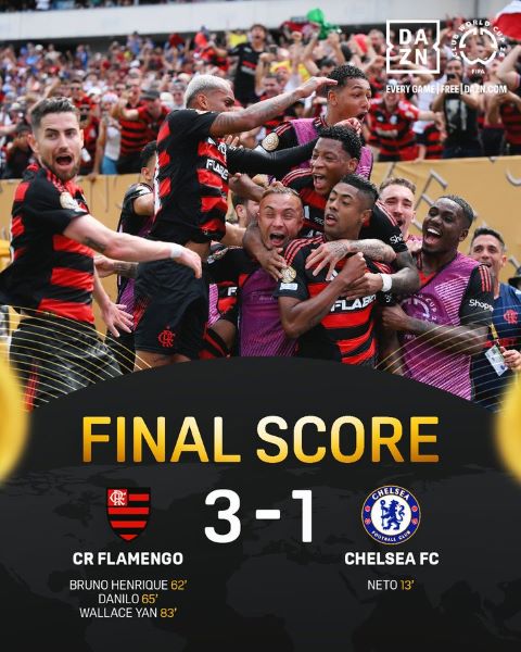 CDM. Clubs (Groupe D) : Flamengo renverse Chelsea et s’envole vers les huitièmes