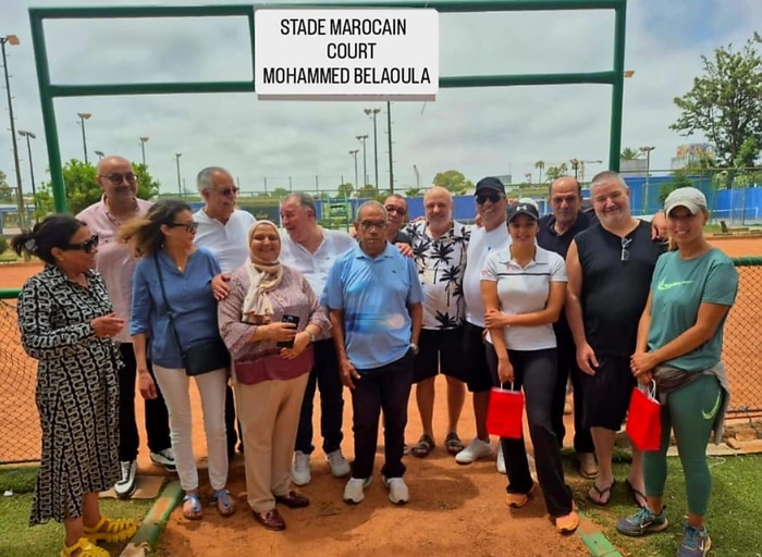 À l'issue d'une journée mémorable… Court N°3 du Stade Marocain baptisé “Court Mohammed Belaoula”!