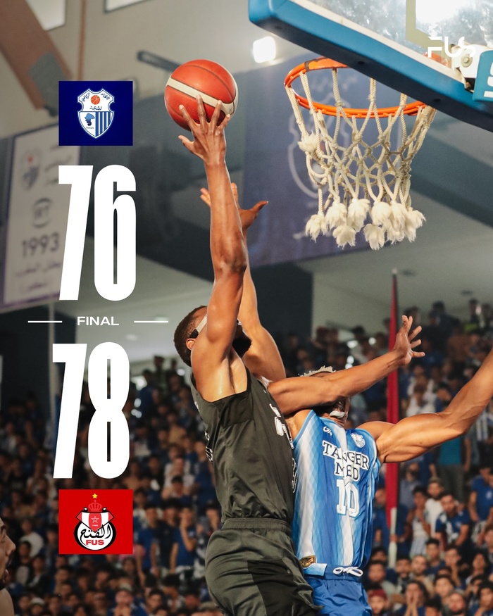 ½ Finale Coupe du Trône - BB (aller) : Le FUS s’impose de justesse face à l’IRT à Tanger