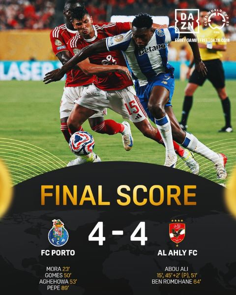 CDM des Clubs (Groupe A) : Al Ahly éliminé après un nul prolifique