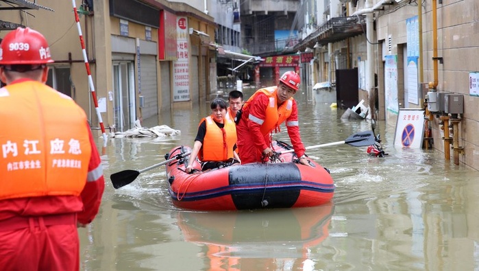 Inondations en Chine : Plus de 80.000 personnes évacuées