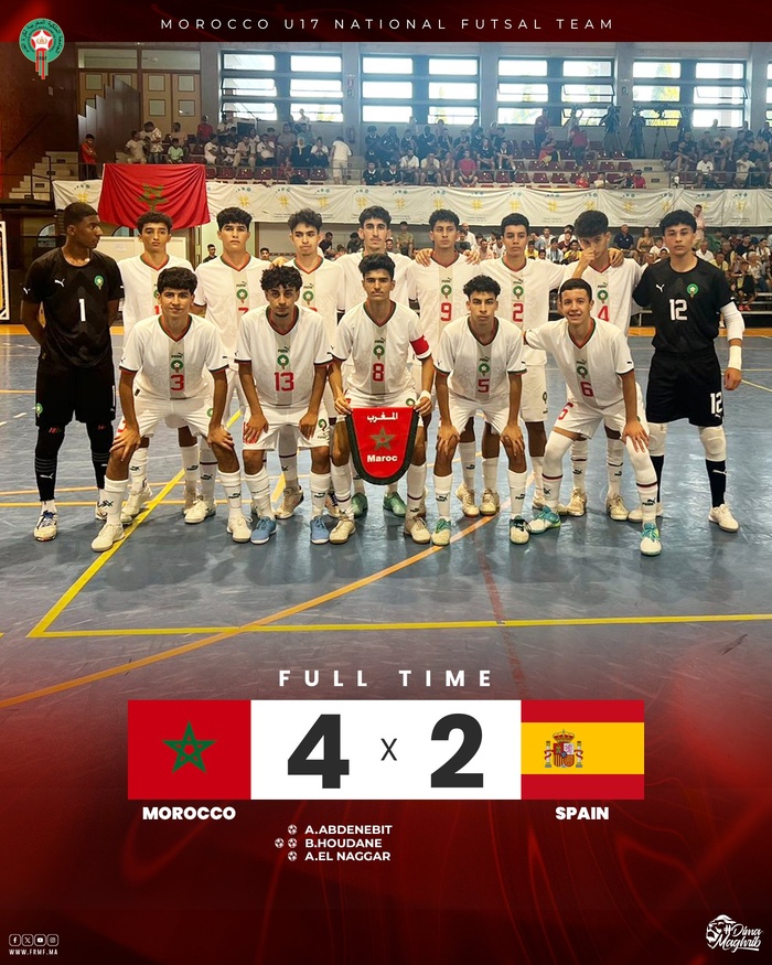 Tournoi international de futsal U17 Castro del Rio / J2 : Les Lionceaux maîtrisent l’Espagne