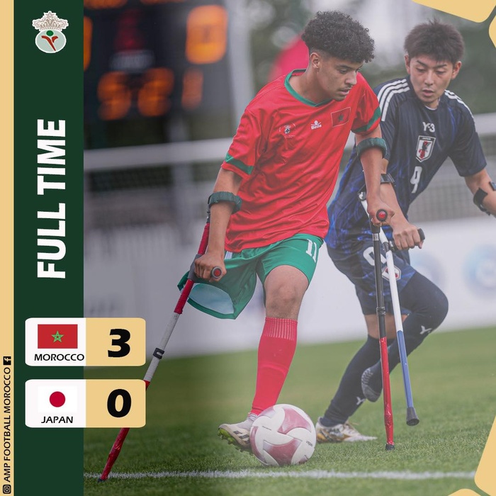 Amp Football Cup Varsovie 25 : Entrée réussie de l’équipe nationale face au Japon