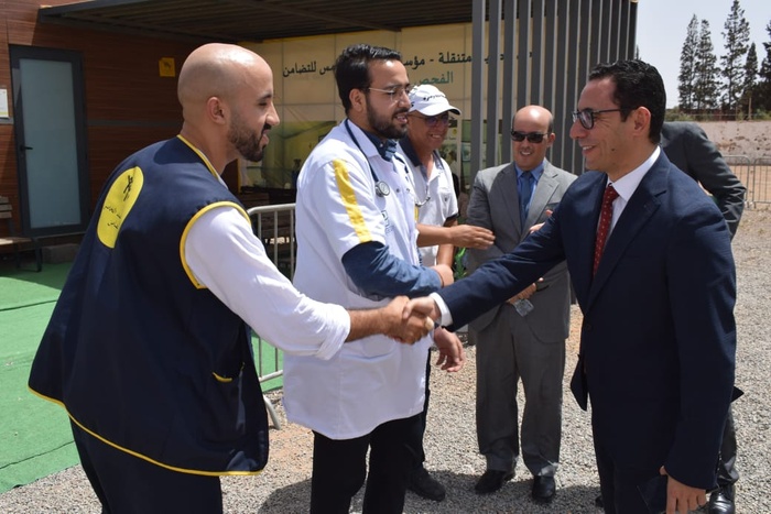 Sidi Bennour : Une Unité Médicale Mobile Connectée en mission à Khmiss Ksiba