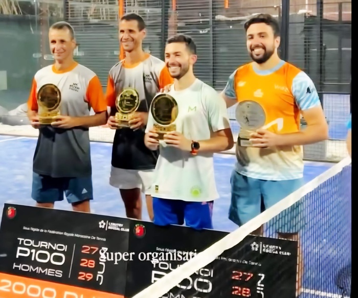 Padel/Au P100 de Lyautey Social Club de Kénitra… “Berradi-Mima” étaient les plus forts !