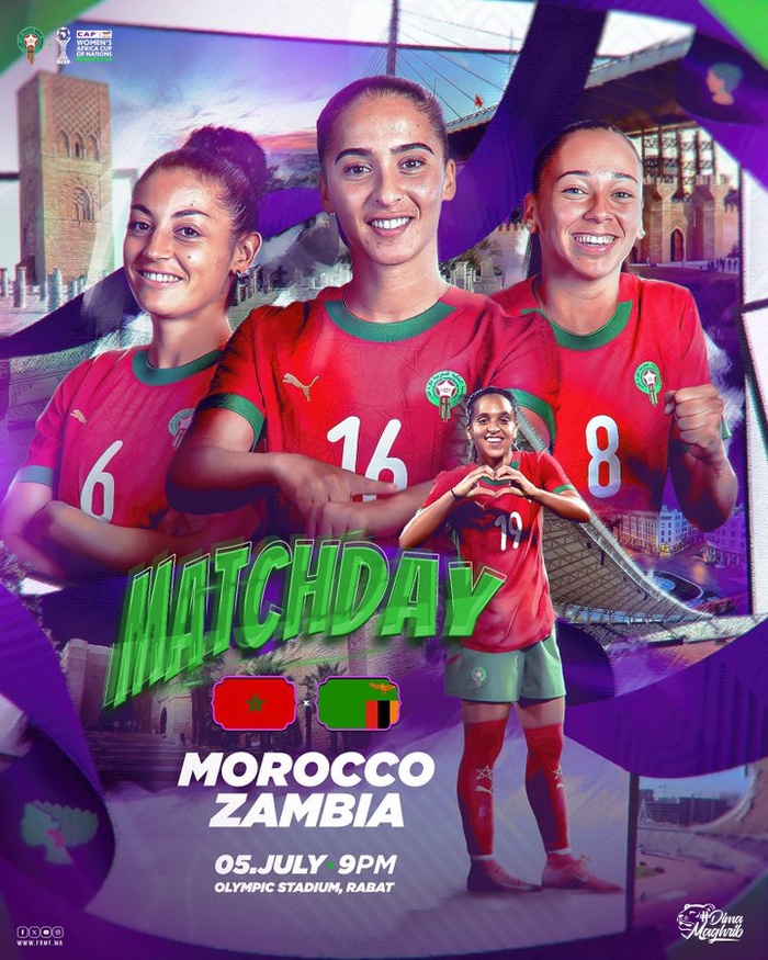 CAN Féminine 2024 : Ce soir, Maroc-Zambie, choc d’entrée entre deux prétendants