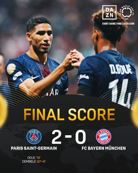 CDM  Clubs 25 : Un exploit majuscule du PSG !