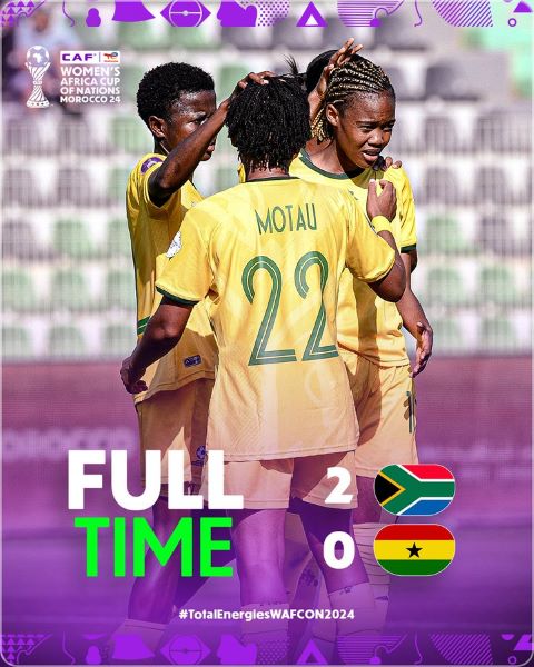 CAN (f) 2024 : L’Afrique du Sud démarre fort face au Ghana